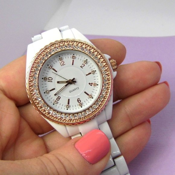 White & Rose Stainless steel Quartz Watch - Picture 4 of 7